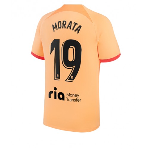 Dres Atletico Madrid Alvaro Morata #19 Rezervni 2022-23 Kratak Rukav